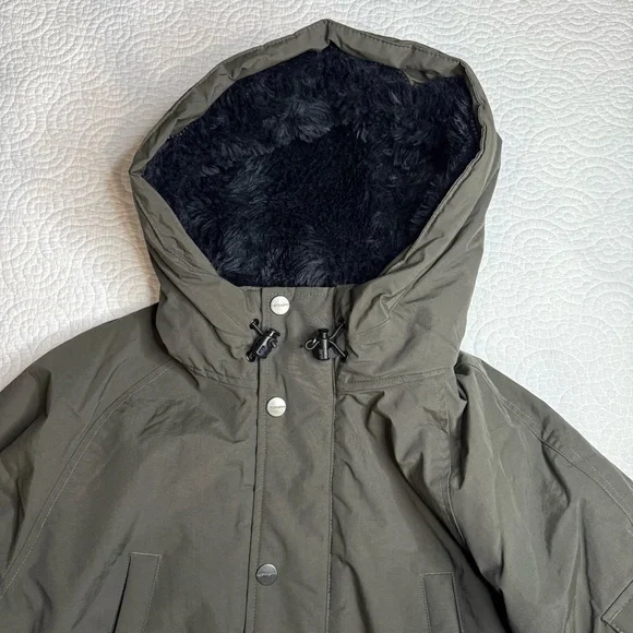 Carhartt Olive Green Hooded Puffer Coat - Picture 7 of 16